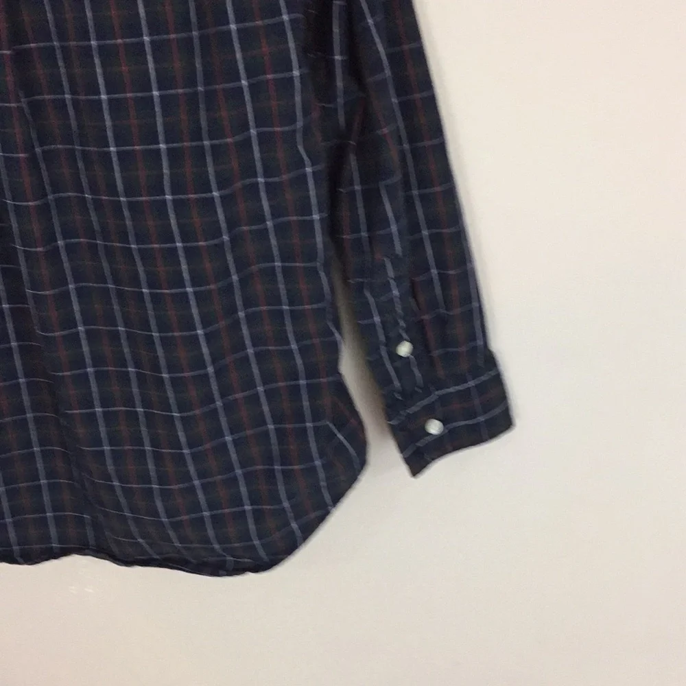 Ralph Lauren  Cotton Plaid Button Down Shirt Size 7